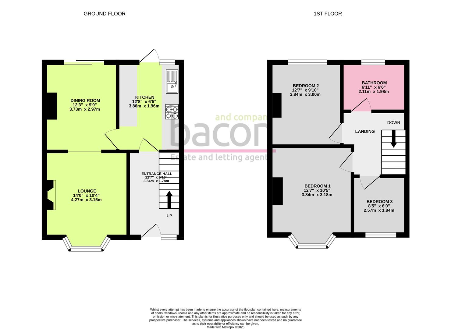Floor Plan | House - Mid Terrace | Sompting Road, Broadwater, Worthing, West Sussex, BN14 9EU | For Sale